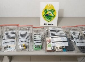 Homem é preso após PM apreender maconha, dinheiro e celulares em Maria Helena