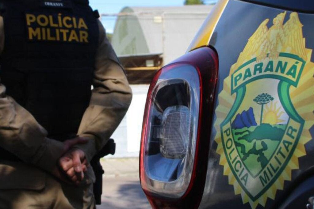 Colisão entre Fiat Argo e motoneta mobiliza Polícia Militar em Umuarama