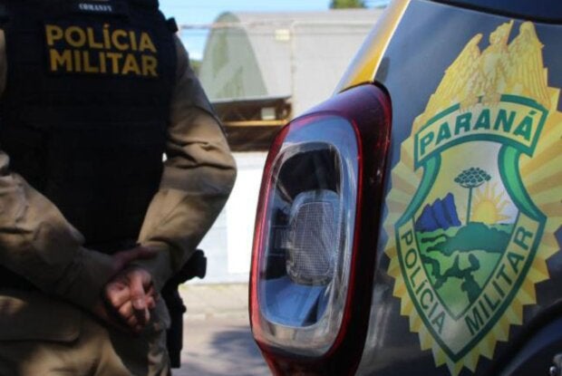 Colisão entre Fiat Argo e motoneta mobiliza Polícia Militar em Umuarama