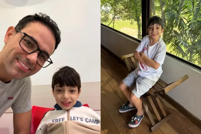 Aos 8 anos, Augusto se prepara para transplante de fígado com doação do pai
