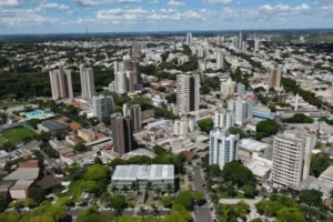 Umuarama em foto aérea.