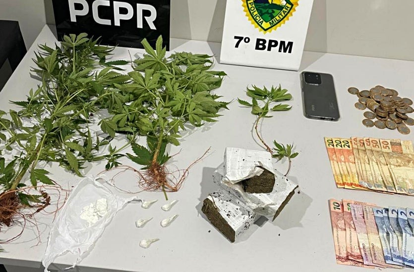 PCPR e PM prendem homem por tráfico de drogas durante operação em Cidade Gaúcha