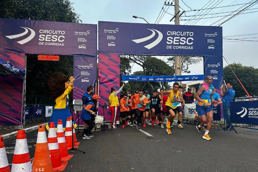 Circuito Sesc movimenta Umuarama neste domingo com corrida, caminhada e ações sociais