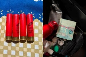 Munições e dinheiro recolhidos durante Operação da PCPR.