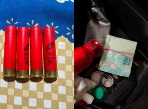 Munições e dinheiro recolhidos durante Operação da PCPR.