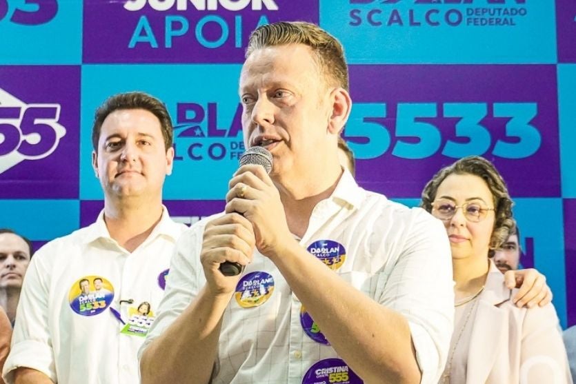 Com presença e apoio de Ratinho Jr, Darlan Scalco lança candidatura a deputado federal