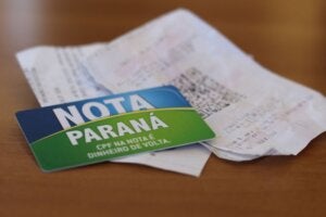 Bilhetes do Nota Paraná.