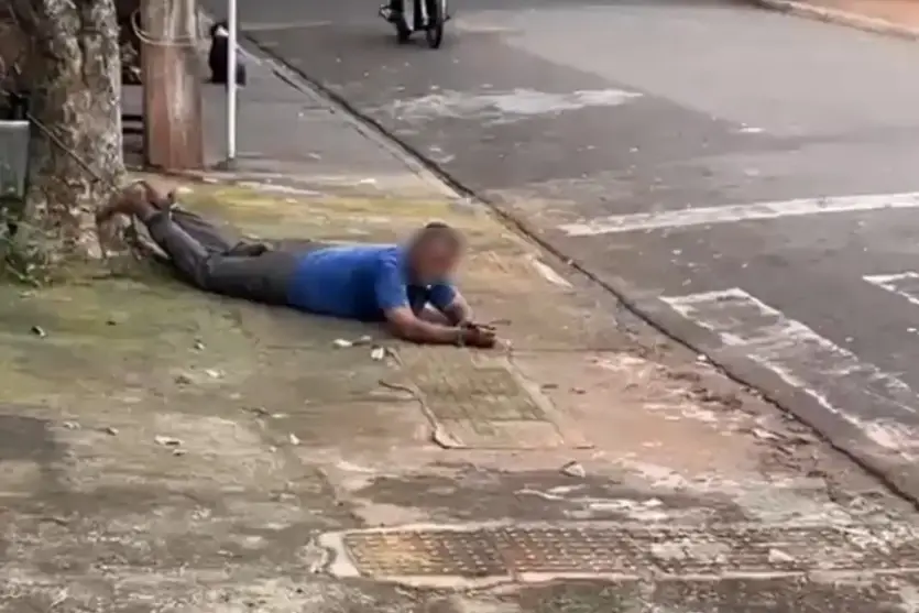 Homem é amarrado em árvore após tentativa de invasão a casa no Paraná; vídeo