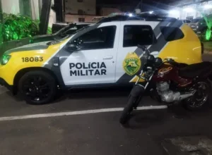 Homem é preso em flagrante após furto de motocicleta em Douradina