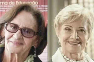 As atrizes Laura Cardoso e Glória Menezes