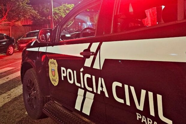 Viatura da Polícia Civil.