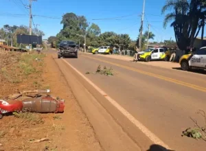 Motocilcista morre após colisão frontal com S10 na PR-462, no Paraná