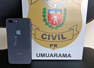 PCPR encontra iPhone furtado em loja de Umuarama com moradora de Icaraíma
