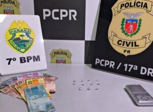 PCPR prende homem em flagrante por tráfico de drogas em Tuneiras do Oeste