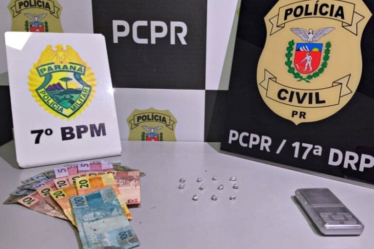 PCPR prende homem em flagrante por tráfico de drogas em Tuneiras do Oeste