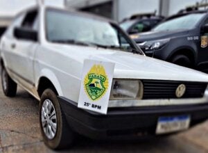 PM de Umuarama recupera Gol furtado em Pérola poucas horas após o crime