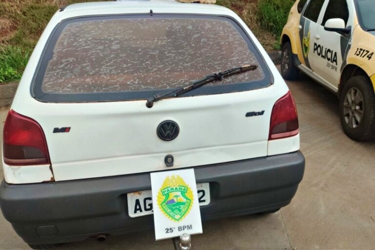 PM prende morador de Pérola por receptação e recupera carro furtado em março
