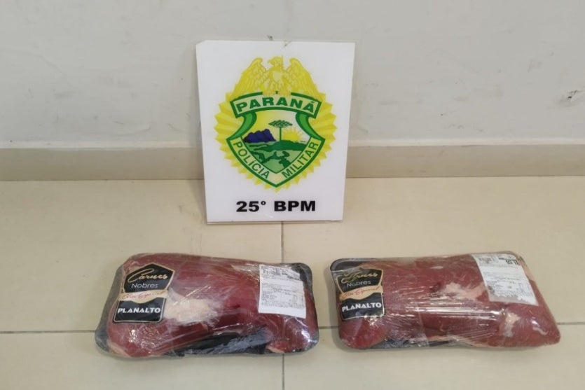 Suspeito é preso após tentar furtar R$ 183 em picanha de supermercado em Umuarama