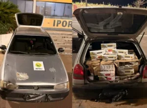 PRE apreende 5 mil maços de cigarros estrangeiros durante fiscalização em Iporã