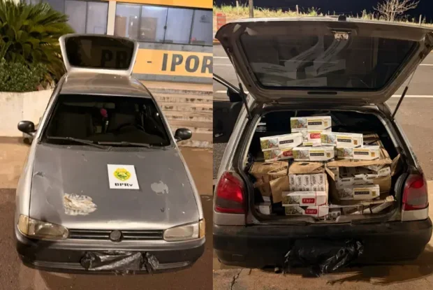 PRE apreende 5 mil maços de cigarros estrangeiros durante fiscalização em Iporã