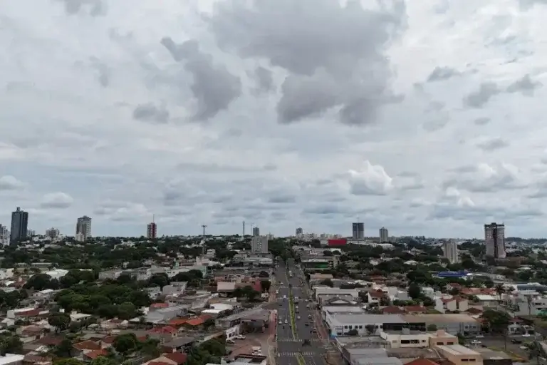 Semana terá temperaturas amenas e chuva retorna a Umuarama a partir de quarta-feira
