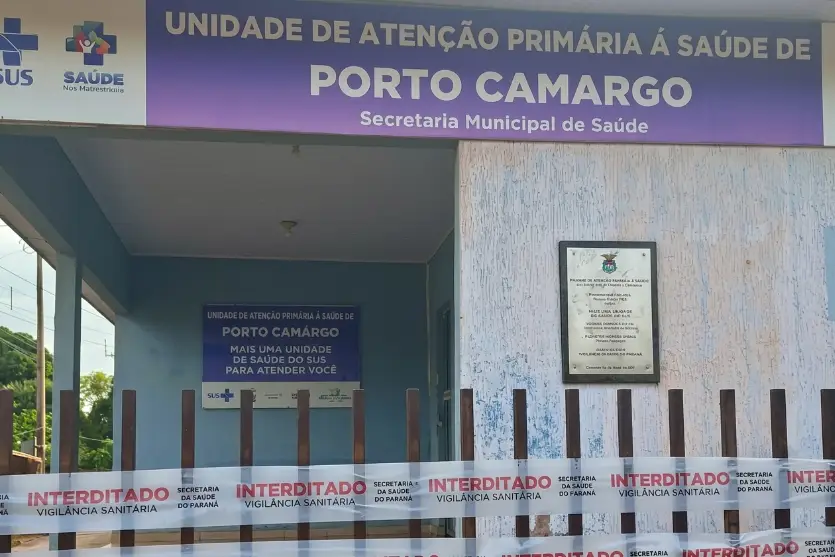 UBS de Porto Camargo é interditada e município prepara atendimento provisório