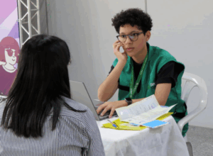 Atendimento da DPE-PR a pessoa.