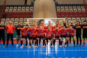 Equipe do Noroeste Futsal em quadra.