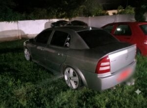 Carro apreendido em Maria Helena