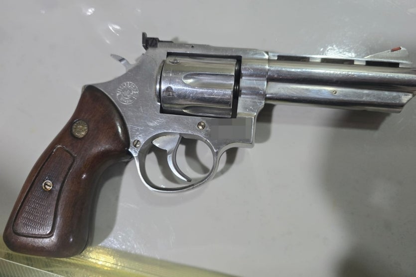 Arma apreendida durante a Operação Chrysós 2.