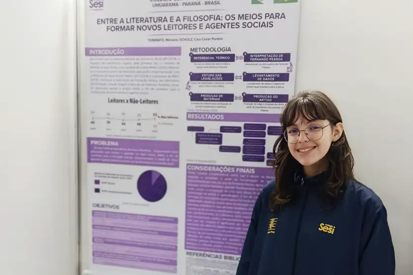 Alunos do Colégio Sesi Umuarama se destacam na Feira Brasileira de Iniciação Científica