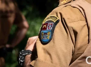 Policiais militares em Umuarama.