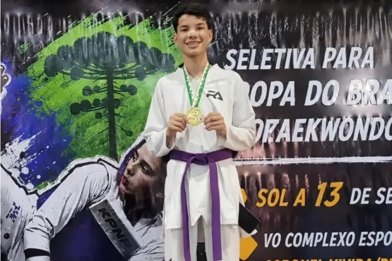 Atleta de Umuarama busca apoio para disputar Copa do Brasil de Taekwondo em Fortaleza