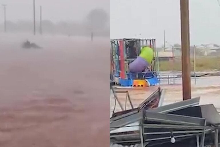 Temporal em Terra Roxa