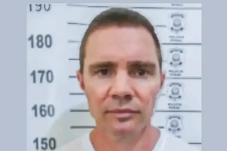 Daniel Vorcaro em sua mugshot.