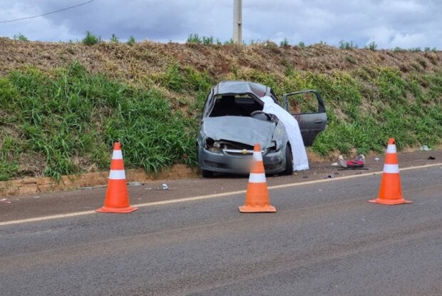 Corpo de menina morta após acidente em Francisco Alves será velado nesta quarta-feira