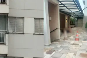 Prédio onde jovem tentou fugir de tortura em Londrina.