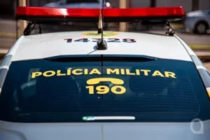 Viatura da PM em Umuarama.