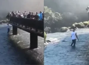 Turista que tentou recuperar celular nas Cataratas do Iguaçu.