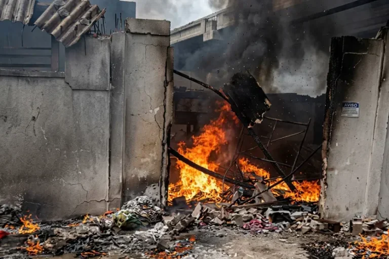 Incêndio em barracão de recicláveis mobiliza bombeiros em Francisco Alves