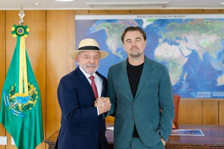 Lula recebe Leonardo DiCaprio no Planalto para discutir clima e proteção indígena