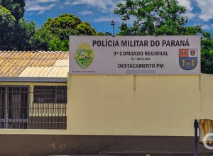 Destacamento da PM em Maria Helena.
