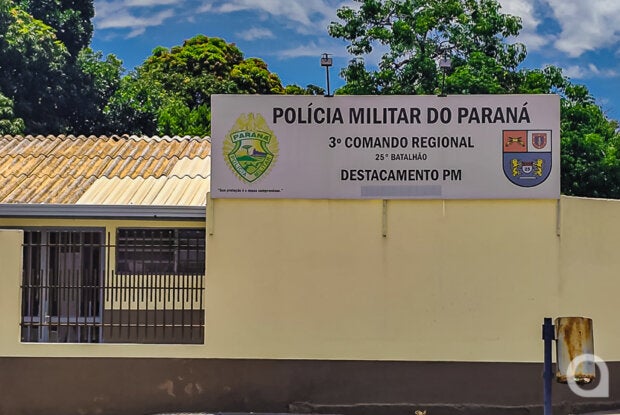 Destacamento da PM em Maria Helena.