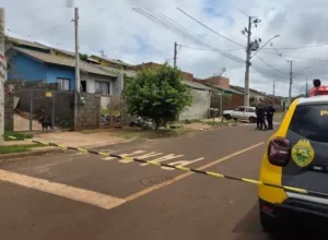 Local onde menino foi atacado por pitbull da própria família, em Apucarana.