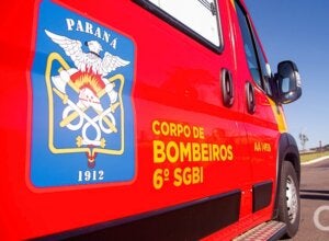 Motociclista fica ferido após colisão no cruzamento da Castelo Branco com a Ney Braga
