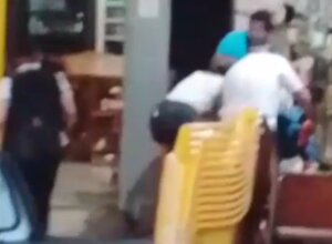 Imagem após o palhado ser esfaqueado em Icaraíma.