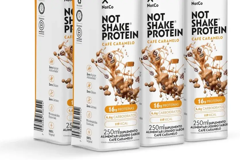 Caixas de Not Shake Protein.