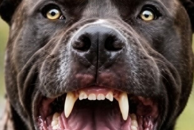 Cachorro fica em estado grave após ataque de pitbulls que invadiram quintal em Alto Paraíso