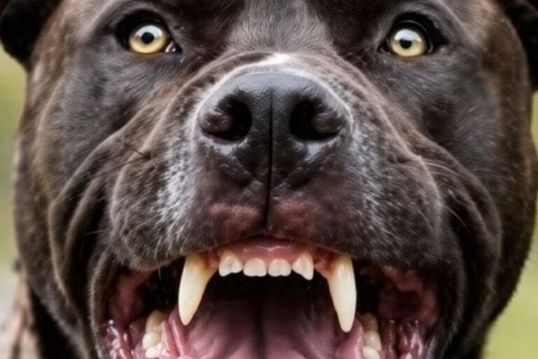Cachorro fica em estado grave após ataque de pitbulls que invadiram quintal em Alto Paraíso