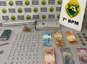 PM apreende maconha e crack durante abordagem em Cruzeiro do Oeste